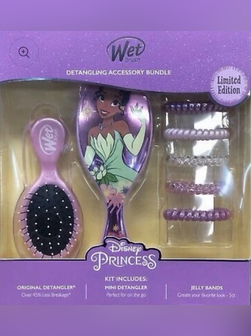 Disney’s Wetbrush LIMITED EDITION  Princess Tiana- 7 pieces